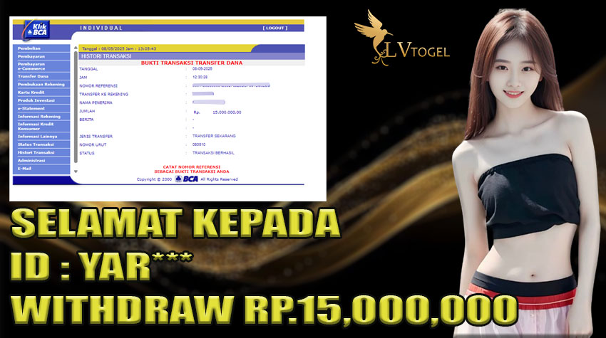 bukti kemenangan lvtogel 08 mei