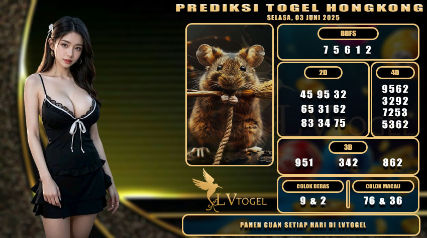 PREDIKSI TOGEL LVTOGEL SELASA, 03 JUNI 2025