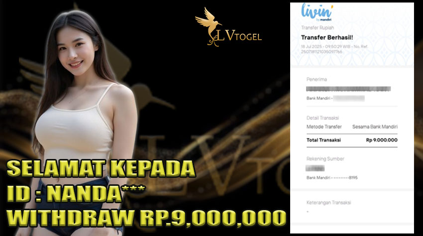 bukti kemenangan lvtogel 18 juli