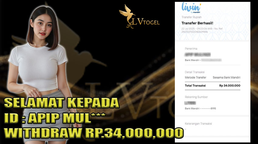 bukti kemenangan lvtogel 22 JULI