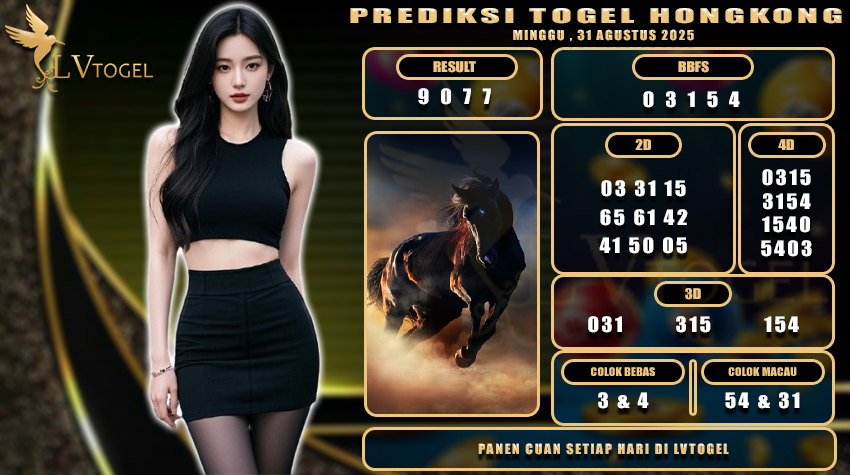 PREDIKSI TOGEL HONGKONG LVTOGEL MINGGU 31 AGUSTUS 2025