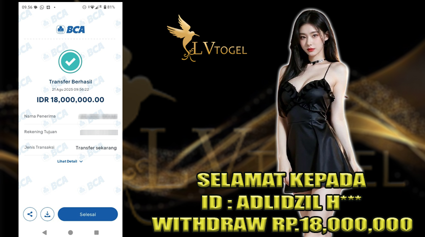 bukti kemenangan lvtogel 21 agustus