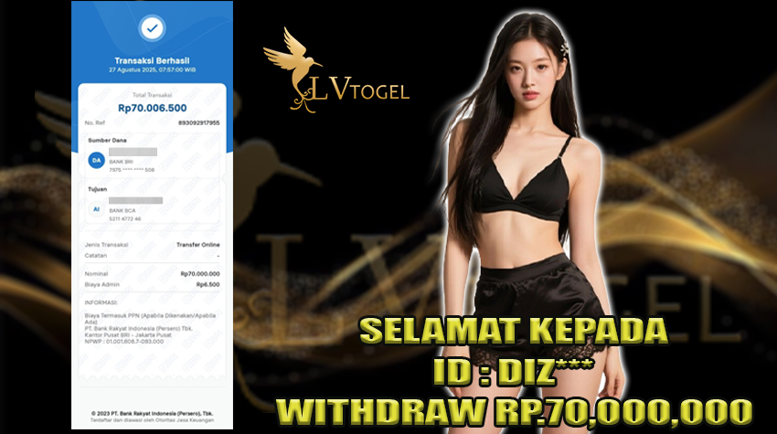 LVTOGEL MAXWIN BANG GACOR 1000 Rp.70.000.000,00 BAYAR LUNAS