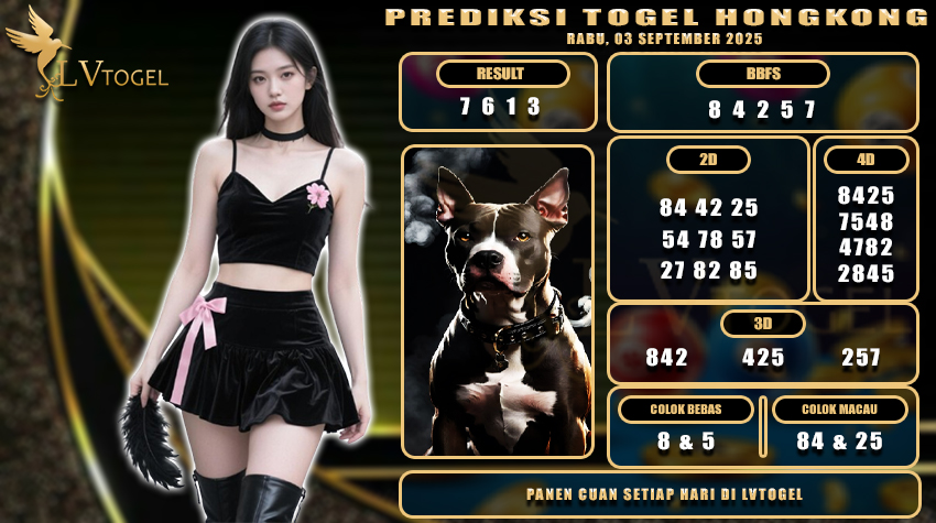 PREDIKSI TOGEL HONGKONG LVTOGEL RABU 03 SEPTEMBER 2025