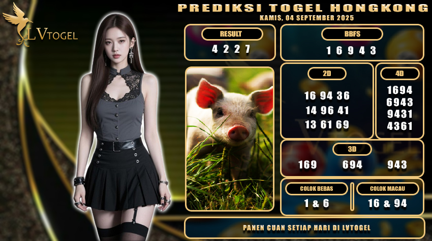 PREDIKSI TOGEL HONGKONG LVTOGEL KAMIS 04 SEPTEMBER 2025