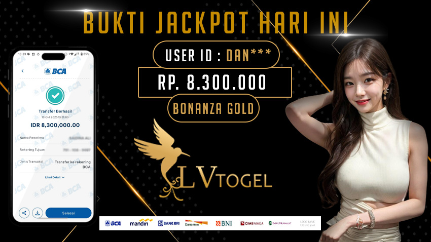 LVTOGEL MAXWIN BONANZA GOLD Rp. 8.300.000,00 BAYAR LUNAS