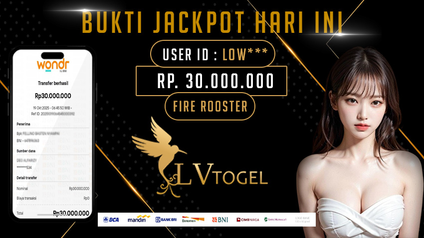 Bukti Bayar Lvtogel 19 oktober 2025
