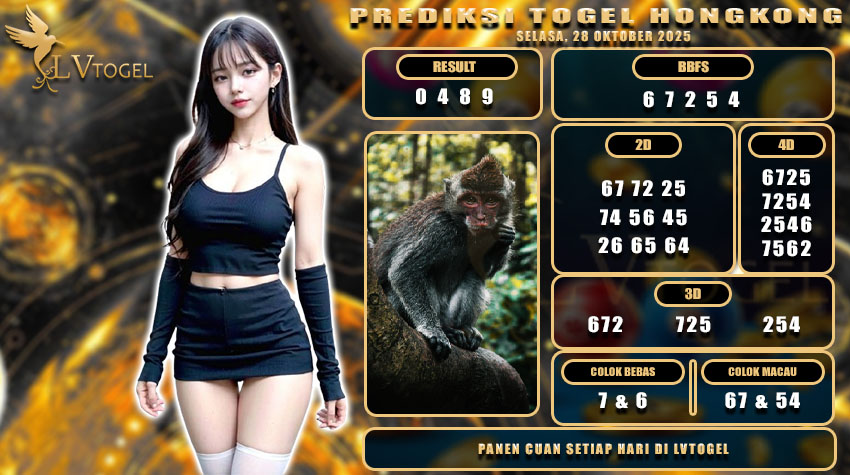 PREDIKSI TOGEL HONGKONG LVTOGEL SELASA, 28 OKTOBER 2025