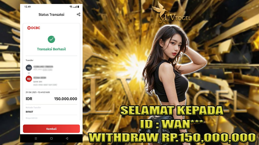 bukti kemenangan lvtogel 29 OKT