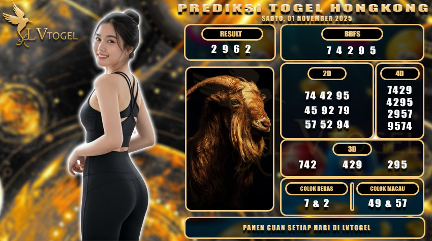 PREDIKSI TOGEL HONGKONG LVTOGEL SABTU, 01 NOVEMBER 2025