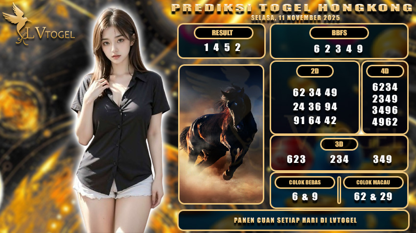PREDIKSI TOGEL HONGKONG LVTOGEL SELASA, 11 NOVEMBER 2025