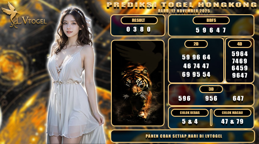 PREDIKSI TOGEL HONGKONG LVTOGEL RABU, 12 NOVEMBER 2025