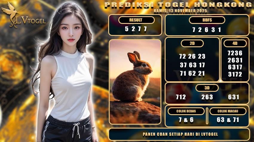 PREDIKSI TOGEL HONGKONG LVTOGEL KAMIS, 13 NOVEMBER 2025