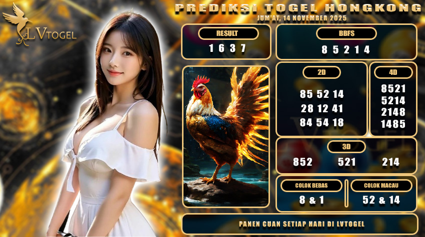PREDIKSI TOGEL HONGKONG LVTOGEL JUM’AT, 14 NOVEMBER 2025