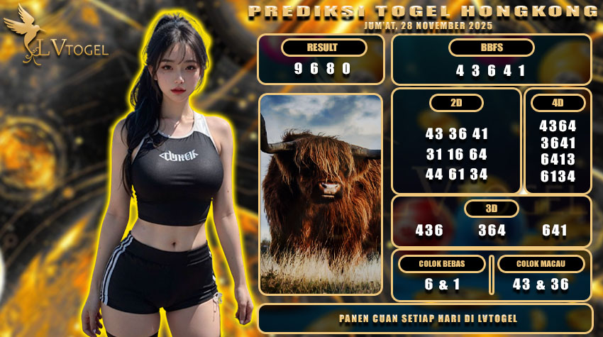 PREDIKSI TOGEL HONGKONG LVTOGEL JUM’AT, 28 NOVEMBER 2025