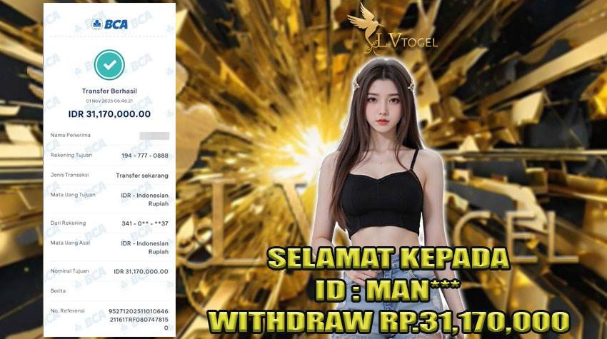 LVTOGEL MAXWIN WILD BANDITO Rp.31.170.000,00 BAYAR LUNAS