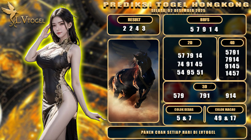 PREDIKSI TOGEL HONGKONG LVTOGEL SELASA, 02 DESEMBER 2025
