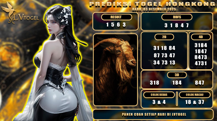 PREDIKSI TOGEL HONGKONG LVTOGEL RABU, 03 DESEMBER 2025
