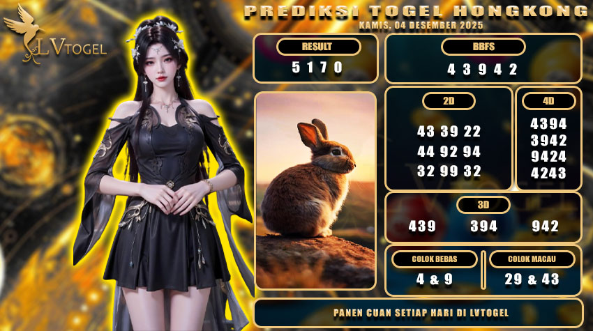 PREDIKSI TOGEL HONGKONG LVTOGEL KAMIS, 04 DESEMBER 2025