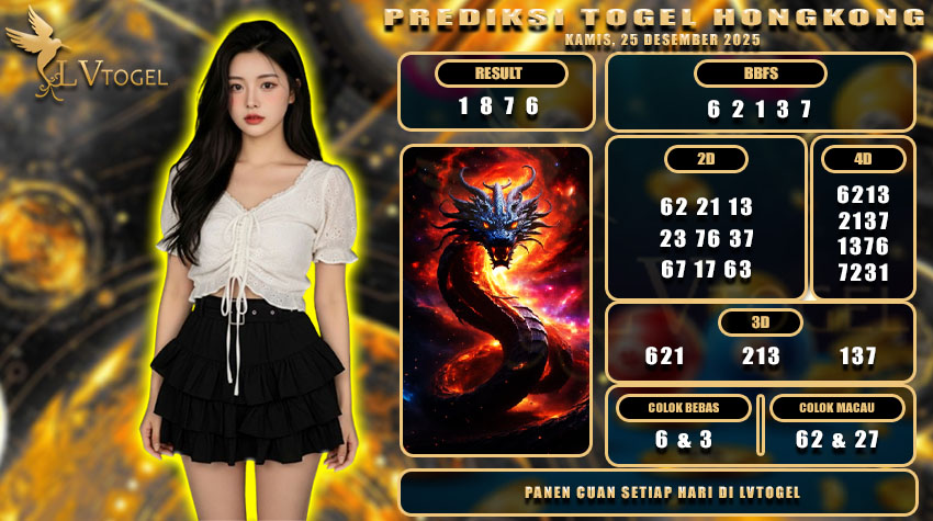 PREDIKSI TOGEL HONGKONG LVTOGEL KAMIS, 25 DESEMBER 2025
