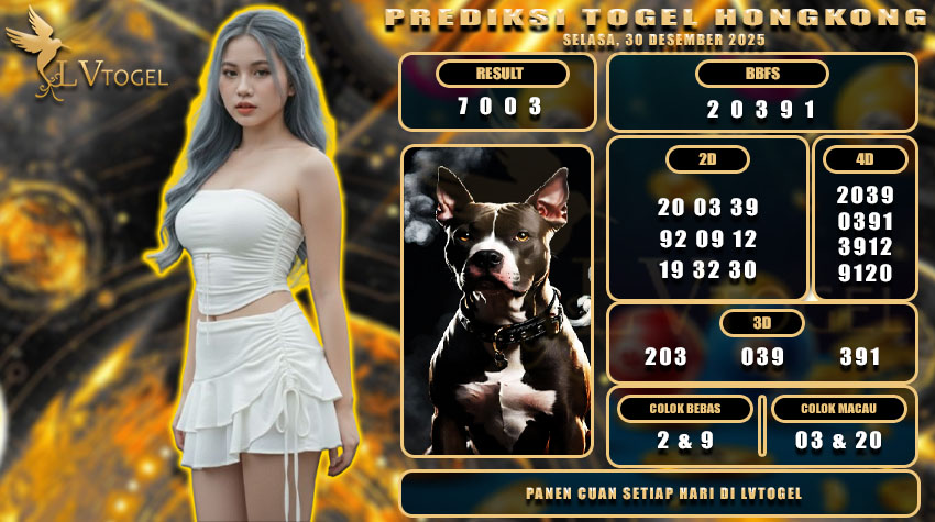PREDIKSI TOGEL HONGKONG LVTOGEL SELASA, 30 DESEMBER 2025