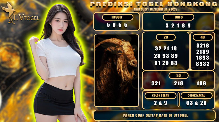 PREDIKSI TOGEL HONGKONG LVTOGEL RABU, 31 DESEMBER 2025