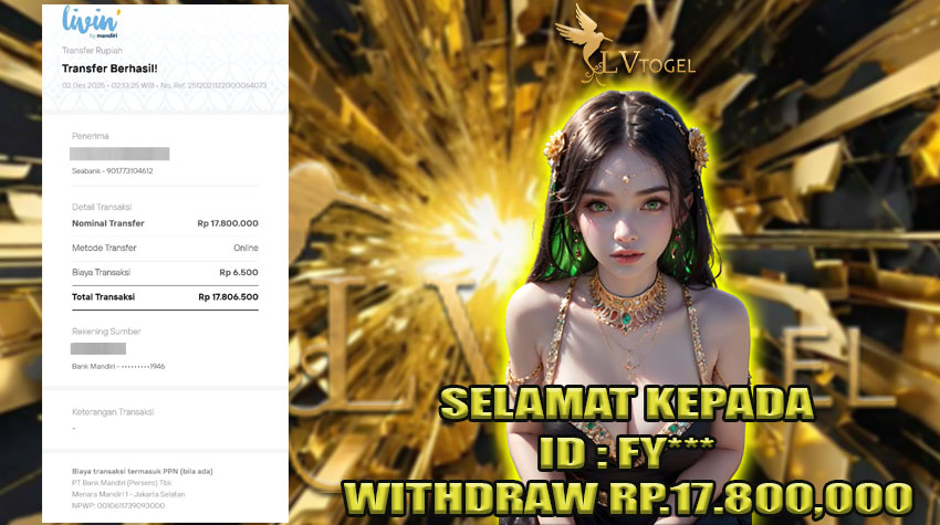 LVTOGEL MAXWIN STARLIGHT PRINCESS Rp.17.800.000,00 BAYAR LUNAS