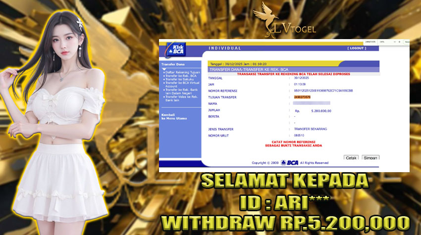 LVTOGEL MAXWIN WILD BANDITO Rp.5.200.000,00 BAYAR LUNAS