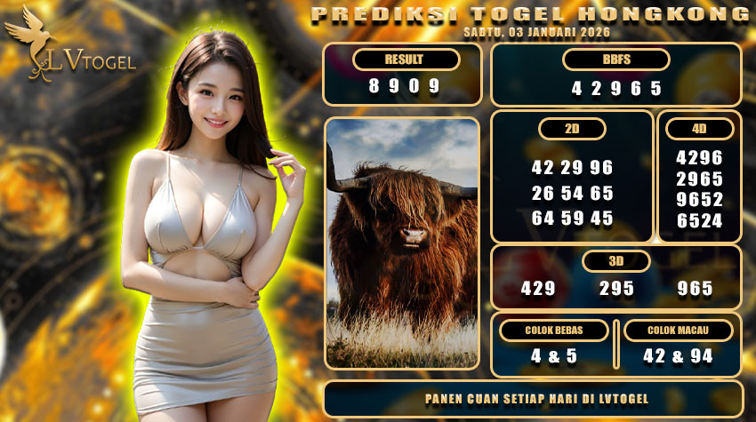 PREDIKSI TOGEL HONGKONG LVTOGEL SABTU, 03 JANUARI 2026